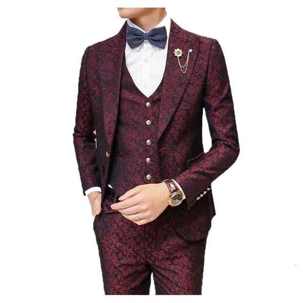 men's suits & blazers suit with pants wedding groom prom for burgundy floral jacquard slim fit 3 pieces / set ( jacket + vest+pant, White;black
men's suits & blazers suit with pants wedding groom prom for burgundy floral jacquard slim fit 3 pieces / set ( jacket + vest+pant, White;black