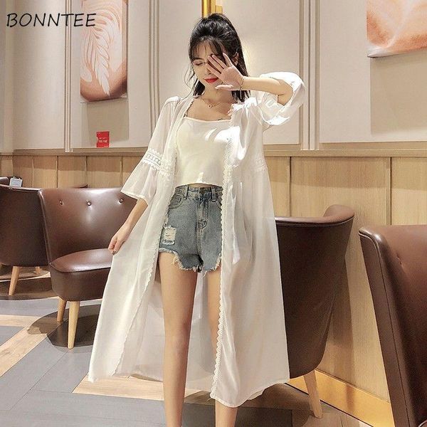 women's jackets sun protection women pure thin fashion summer breathable college all-match loose lace open stitch elegant female outwea, Black;brown
women's jackets sun protection women pure thin fashion summer breathable college all-match loose lace open stitch elegant female outwea, Black;brown