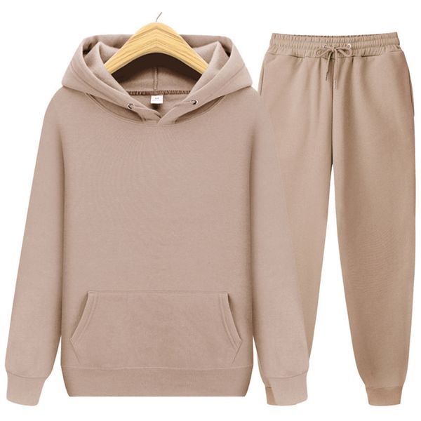 men's women's two-piece set, solid color casual sweaters and , sportswear, autumn, Gray
men's women's two-piece set, solid color casual sweaters and , sportswear, autumn, Gray