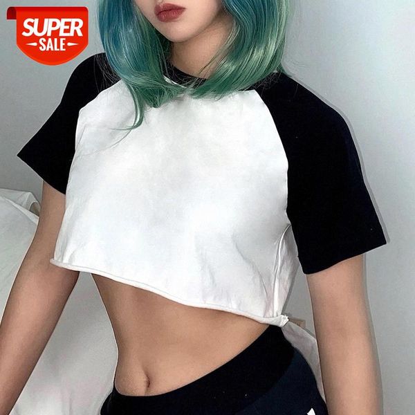 women black white patchwork t-shirt 2020 new ladies clubwear cropped elegant summer basic tee wdc5017 #4v5p
women black white patchwork t-shirt 2020 new ladies clubwear cropped elegant summer basic tee wdc5017 #4v5p