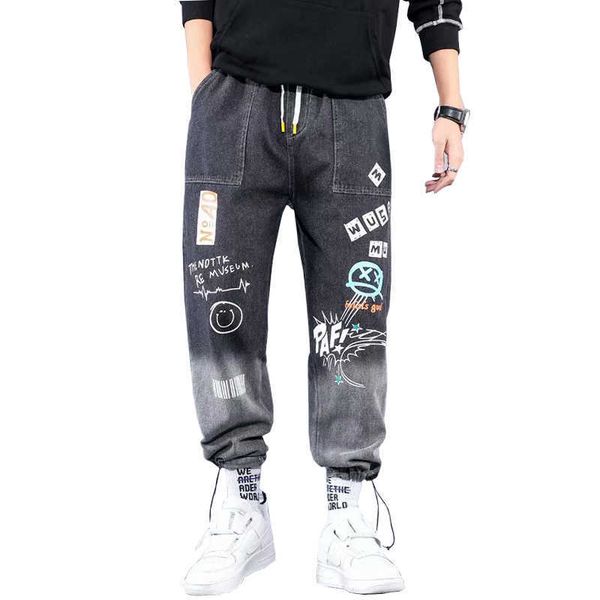 men jeans pants streetwear men's denim pants 2021 autumn ankle length hip hop jeans trousers sweatpants x0621, Blue
men jeans pants streetwear men's denim pants 2021 autumn ankle length hip hop jeans trousers sweatpants x0621, Blue