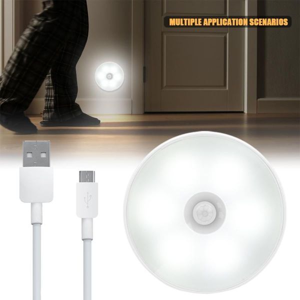 night lights 6 led motion sensor light usb rechargeable white bedroom wall lamp stairs intelligent body toilet
night lights 6 led motion sensor light usb rechargeable white bedroom wall lamp stairs intelligent body toilet