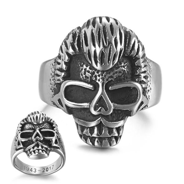 cluster rings johnny hallyday vintage rock punk skull with date inside for men women stainless steel hip hop cool males finger ring, Golden;silver
cluster rings johnny hallyday vintage rock punk skull with date inside for men women stainless steel hip hop cool males finger ring, Golden;silver