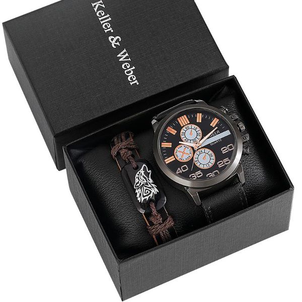 wristwatches men's bracelet watch present set brown fashion braided chains man classic black quartz leather clock gift box for bf boyfr, Slivery;brown
wristwatches men's bracelet watch present set brown fashion braided chains man classic black quartz leather clock gift box for bf boyfr, Slivery;brown