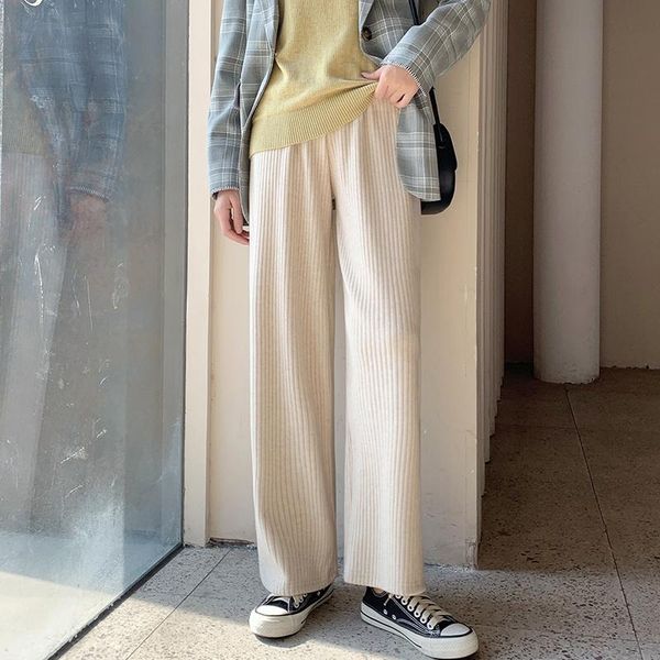 women's pants & capris cmaz 2021 autumn soft comfort trouser high waist fashion ankle-length elegant casual woman, Black;white
women's pants & capris cmaz 2021 autumn soft comfort trouser high waist fashion ankle-length elegant casual woman, Black;white