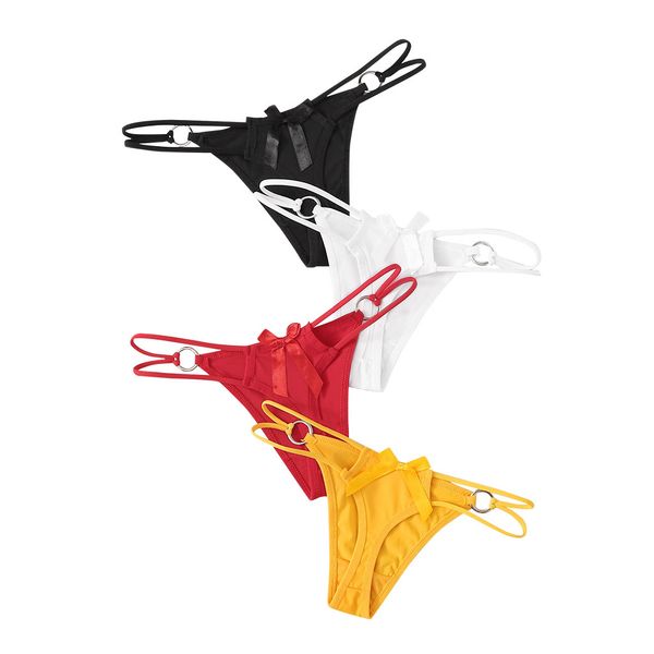 3Pieces/Lot 4PC Solid Hollow Out Beaded Underwear Women Sexy Temptation Bandage Panties Soft Comfortable Breathable Thong lenceria, Black
3Pieces/Lot 4PC Solid Hollow Out Beaded Underwear Women Sexy Temptation Bandage Panties Soft Comfortable Breathable Thong lenceria, Black