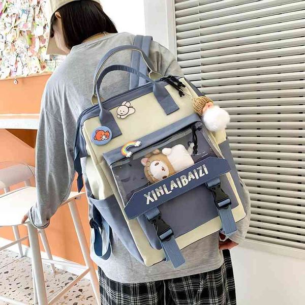 ins fashion campus female sen department backpack large capacity simple korean junior middle school student schoolbag
ins fashion campus female sen department backpack large capacity simple korean junior middle school student schoolbag