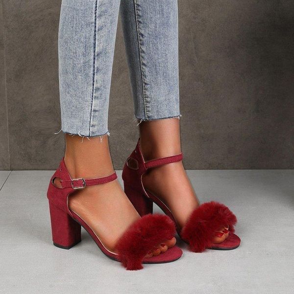 dress shoes summer women sandals fur buckle strap platform open toe high heel party wedding yellow for 2021, Black
dress shoes summer women sandals fur buckle strap platform open toe high heel party wedding yellow for 2021, Black