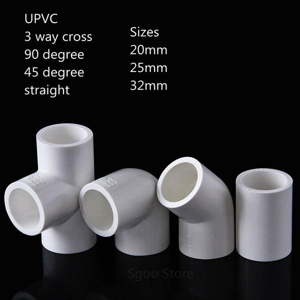 watering equipments 1pc sizes 20~32mm upvc special fittings for fish tank connector irrigation system white parts
watering equipments 1pc sizes 20~32mm upvc special fittings for fish tank connector irrigation system white parts