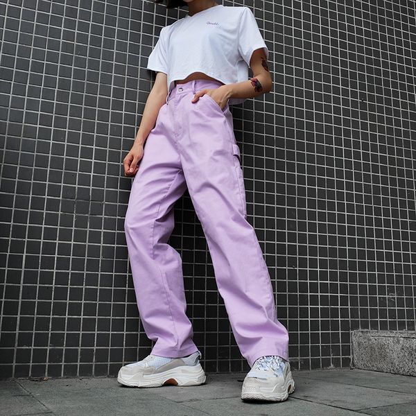 2021 new wide straight purple pants, fashion brand clothing, leisure loose, high waist, slim, series yj61, Black;white
2021 new wide straight purple pants, fashion brand clothing, leisure loose, high waist, slim, series yj61, Black;white