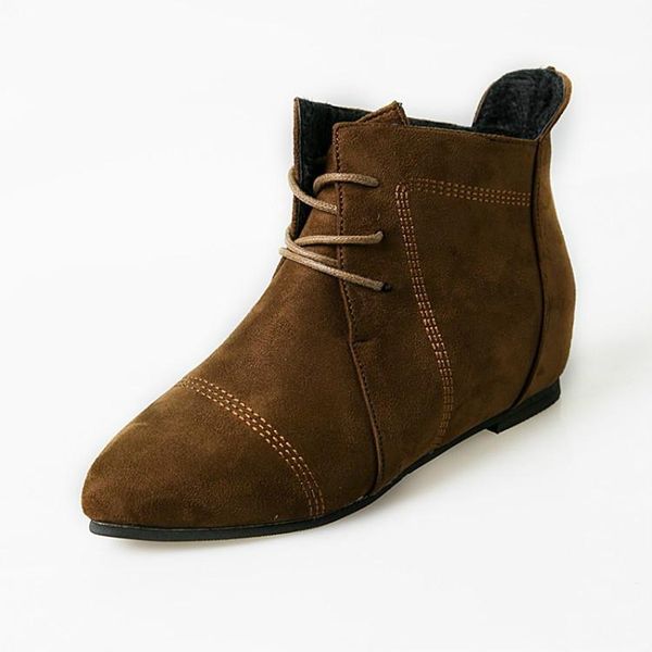 boots women's shoes european and american fashion trend simple lace-up nude casual flat women, Black
boots women's shoes european and american fashion trend simple lace-up nude casual flat women, Black