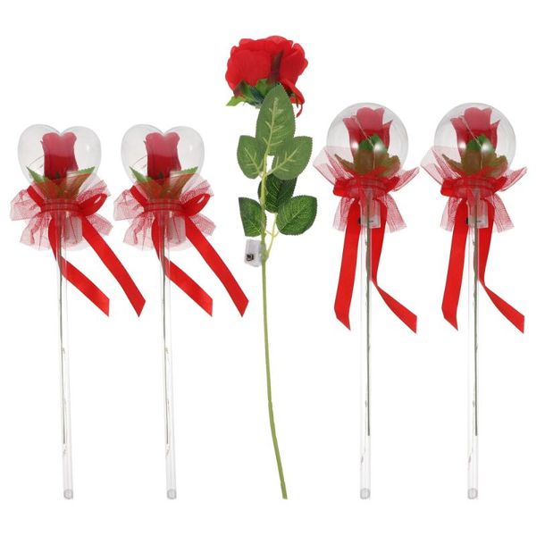 party decoration 5 pcs luminous preserved flowers beautiful rose wands decorative wand set
party decoration 5 pcs luminous preserved flowers beautiful rose wands decorative wand set