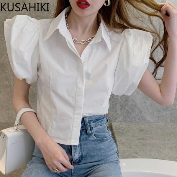 kusahiki vintage puff sleeve women causal korean short blouse shirt turn-down collar blusas mujer de moda 6g991 210602, White
kusahiki vintage puff sleeve women causal korean short blouse shirt turn-down collar blusas mujer de moda 6g991 210602, White