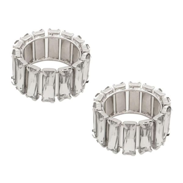 napkin rings 2pcs rhinestone strap decorative holders serviette buckles for wedding banquet dinner party (silver)
napkin rings 2pcs rhinestone strap decorative holders serviette buckles for wedding banquet dinner party (silver)