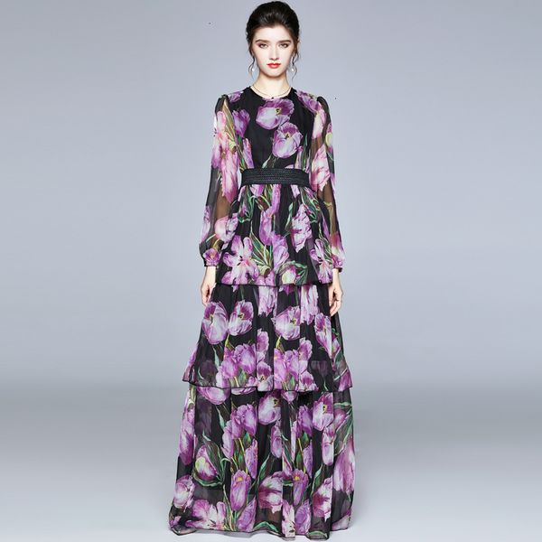 2021 new merchall women's spring summer runway multi-tiered cake long elegant charming flower print bohemian holiday maxi es 4cnc, Black;gray
2021 new merchall women's spring summer runway multi-tiered cake long elegant charming flower print bohemian holiday maxi es 4cnc, Black;gray