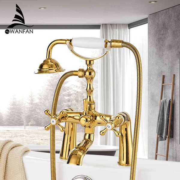 bathroom shower sets bathtub faucets antique brass material set mounted mixer tap faucet dual holder crane hj-6051 k9eq
bathroom shower sets bathtub faucets antique brass material set mounted mixer tap faucet dual holder crane hj-6051 k9eq