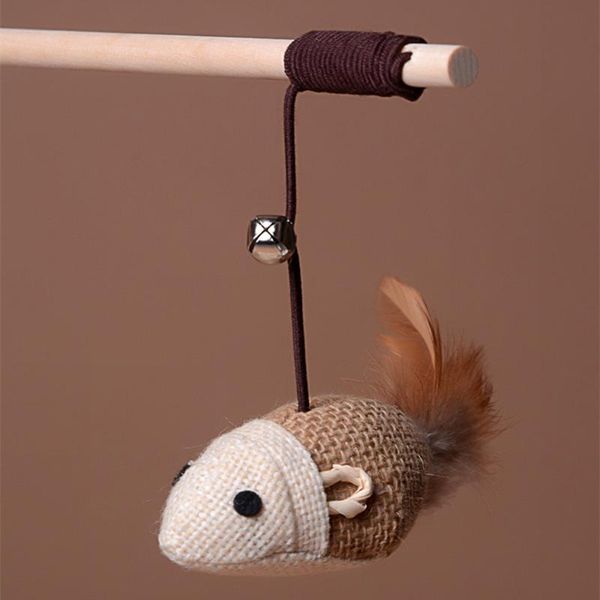 cat toys faux mouse for kitten wooden elastic rod rope bell funny pet playing interactive toy supplies
cat toys faux mouse for kitten wooden elastic rod rope bell funny pet playing interactive toy supplies