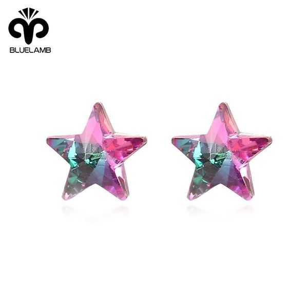 stud small blue star earrings s925 silver purple multicolor crystals for women trendy charm female jewelry wedding gift, Golden;silver
stud small blue star earrings s925 silver purple multicolor crystals for women trendy charm female jewelry wedding gift, Golden;silver