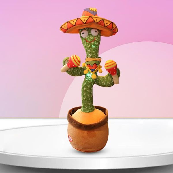 small animal supplies funny dancing cactus plush toy electric singing 120/60/3 songs and twisting childhood education toys home decor
small animal supplies funny dancing cactus plush toy electric singing 120/60/3 songs and twisting childhood education toys home decor
