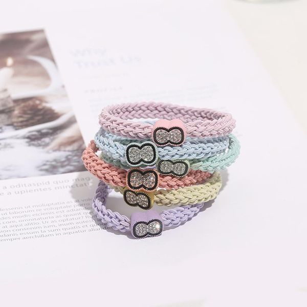 hair accessories versatile ball circle girl rope small fresh and simple basic leather band does not hurt woven, Slivery;white
hair accessories versatile ball circle girl rope small fresh and simple basic leather band does not hurt woven, Slivery;white
