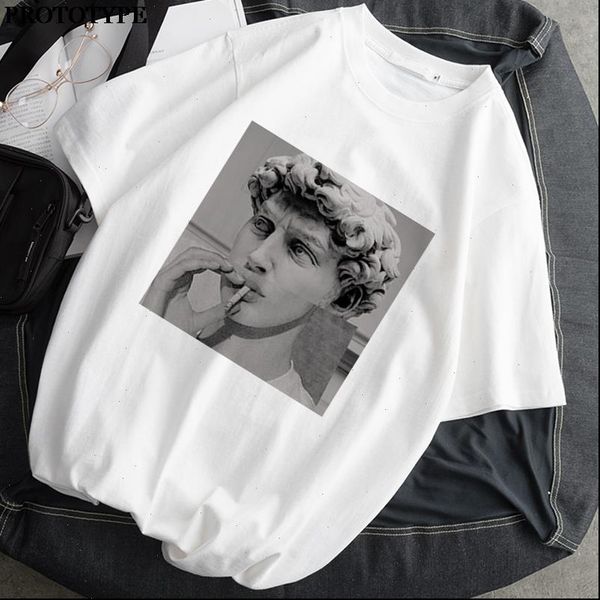 funny statue printing shirt aesthetic white short sleeve casual t shirt summer female cotton women t shirt
funny statue printing shirt aesthetic white short sleeve casual t shirt summer female cotton women t shirt