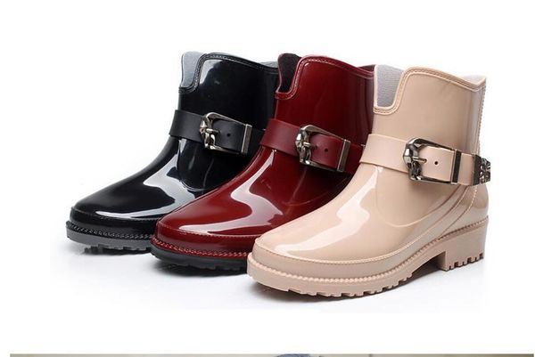 boots design rain waterproof flat with shoes woman water rubber ankle buckle strap botas, Black
boots design rain waterproof flat with shoes woman water rubber ankle buckle strap botas, Black