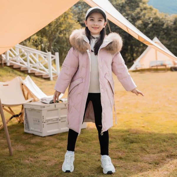 down coat 2021 mid-length cotton jacket kids girl casual hooded puffer outerwear children heavy teenage snowsuit parka 5-16y, Blue;gray
down coat 2021 mid-length cotton jacket kids girl casual hooded puffer outerwear children heavy teenage snowsuit parka 5-16y, Blue;gray