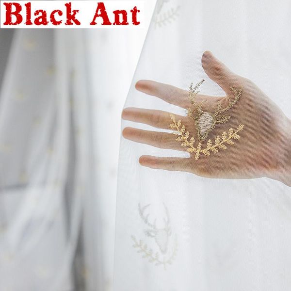 window screen for living room nordic elk tulle curtain bedroom window blinds kitchen drape panel home decora rideau x-jd831#30
window screen for living room nordic elk tulle curtain bedroom window blinds kitchen drape panel home decora rideau x-jd831#30