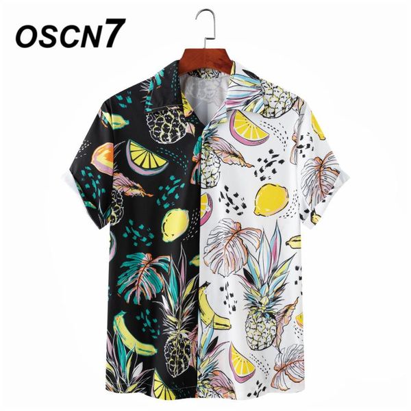 men's casual shirts oscn7 printed short sleeve shirt men street 2021 hawaii beach oversize women fashion harujuku for 175, White;black
men's casual shirts oscn7 printed short sleeve shirt men street 2021 hawaii beach oversize women fashion harujuku for 175, White;black