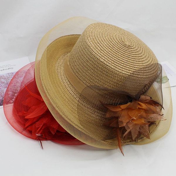 stingy brim hats spring and summer sun hat, ladies lace trim, flower, straw hat female outdoor beach sunscreen sunshade panama cap, Blue;gray
stingy brim hats spring and summer sun hat, ladies lace trim, flower, straw hat female outdoor beach sunscreen sunshade panama cap, Blue;gray
