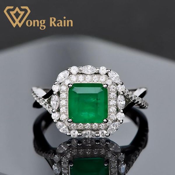 cluster rings wong rain vintage 100% 925 sterling silver created moissanite emerald gemstone wedding engagement ring fine jewelry wholesale, Golden;silver
cluster rings wong rain vintage 100% 925 sterling silver created moissanite emerald gemstone wedding engagement ring fine jewelry wholesale, Golden;silver