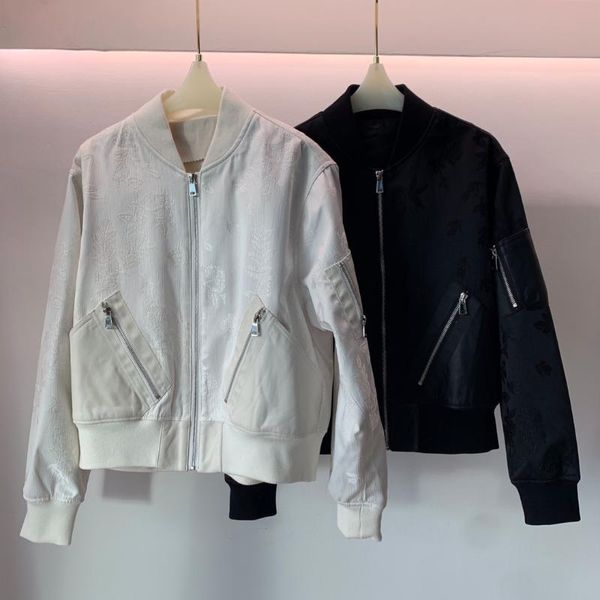 women's jackets 2021 women fashion high-quality long-sleeved stand collar and leather jacket 0806, Black;brown
women's jackets 2021 women fashion high-quality long-sleeved stand collar and leather jacket 0806, Black;brown