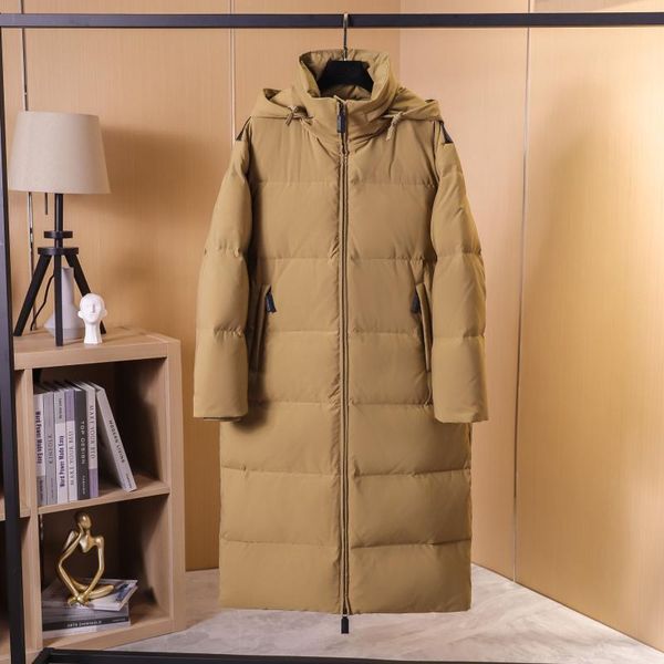 thick hooded warm white goose down winter new outer size original single overknee long straight slimming womens down jacket, Black
thick hooded warm white goose down winter new outer size original single overknee long straight slimming womens down jacket, Black