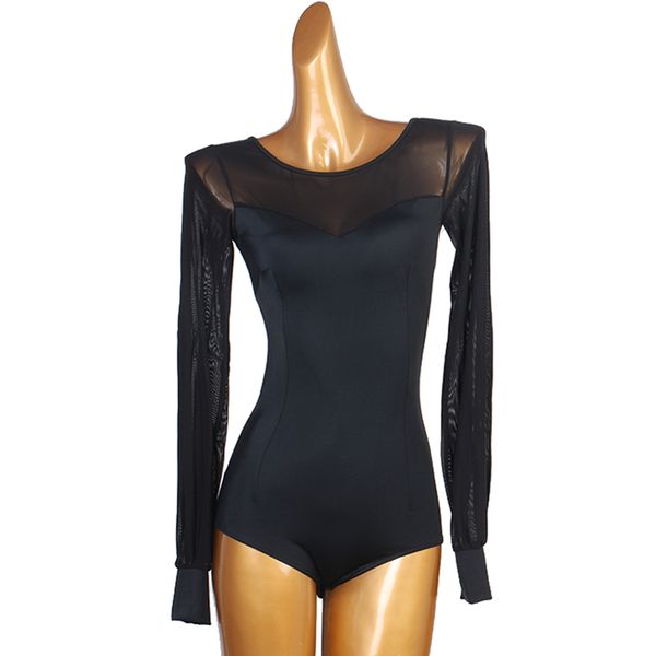2021 latin dance wear black bodysuit long sleeve mesh back ballroom dance practice outfit blusa social feminina 1662, Black;red
2021 latin dance wear black bodysuit long sleeve mesh back ballroom dance practice outfit blusa social feminina 1662, Black;red