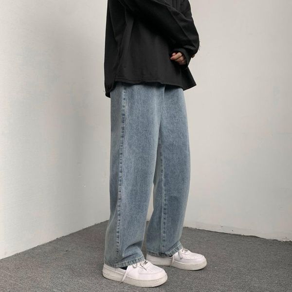 men's jeans straight men vintage blue loose drawstring elastic waist wide legs korean fashion casual simple male clothing denim pants
men's jeans straight men vintage blue loose drawstring elastic waist wide legs korean fashion casual simple male clothing denim pants