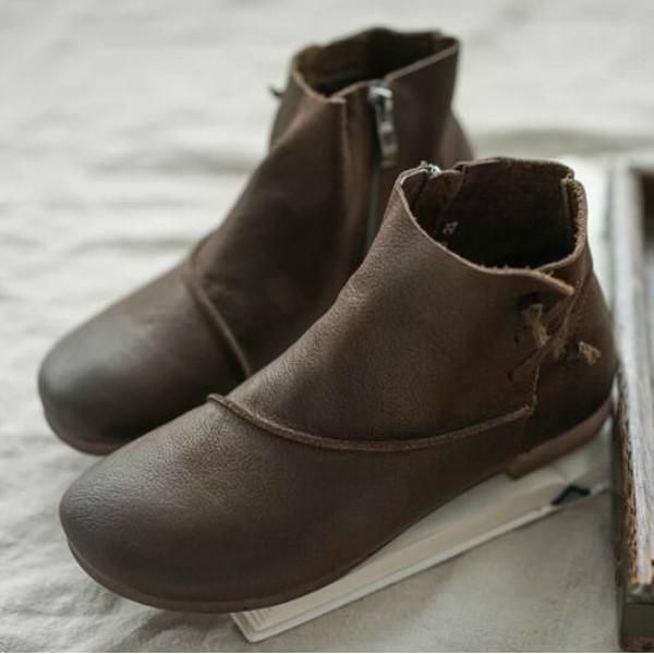 boots women ankle gladiator falts shoe plus size autumn warm vintage pu leather single shoes short booties botas mujerd2126, Black
boots women ankle gladiator falts shoe plus size autumn warm vintage pu leather single shoes short booties botas mujerd2126, Black