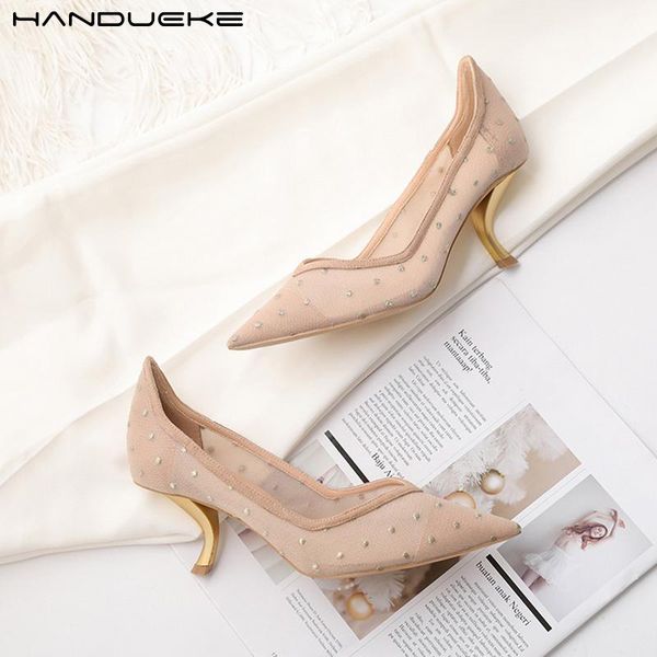 dress shoes polka dot kitten heels women pumps designer mesh high woman 6cm gold pointed toe lace, Black
dress shoes polka dot kitten heels women pumps designer mesh high woman 6cm gold pointed toe lace, Black