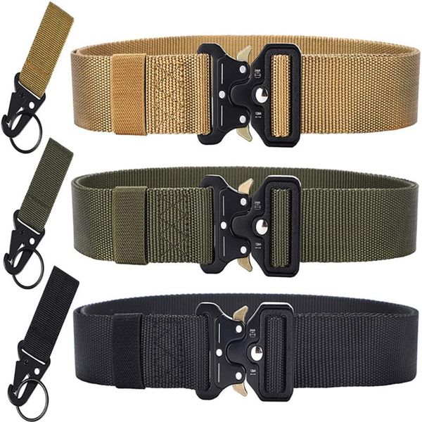 waist support military tactical belt outdoor sport nylon with heavy-duty quick-release metal buckle 125cm wide 2.4inch, Black;gray
waist support military tactical belt outdoor sport nylon with heavy-duty quick-release metal buckle 125cm wide 2.4inch, Black;gray