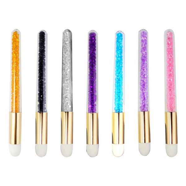 false eyelashes 7pcs face skin cleaning brushes simple safe pore