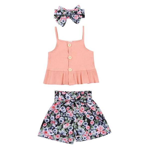 baby girl 3pcs clothes set solid color button vest and flower bandage short pants and headband, White
baby girl 3pcs clothes set solid color button vest and flower bandage short pants and headband, White