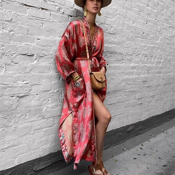teelynn deep v neck kimono dresses women cover up vintage floral print long sleeve autumn vestidos boho side split robe 210316, Black;gray
teelynn deep v neck kimono dresses women cover up vintage floral print long sleeve autumn vestidos boho side split robe 210316, Black;gray