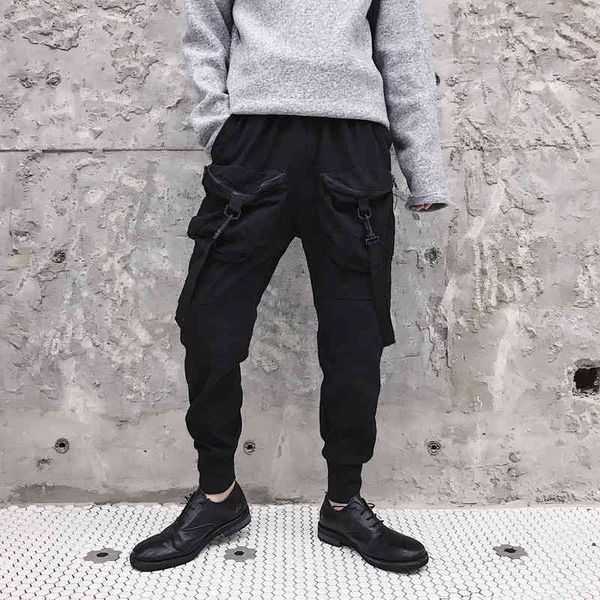 men's pants side pockets ribbons hip hop patchwork cargo sweatpants joggers trousers male fashion full length harem streetwea vdt7, Black
men's pants side pockets ribbons hip hop patchwork cargo sweatpants joggers trousers male fashion full length harem streetwea vdt7, Black