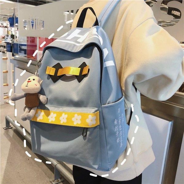 backpack individual character is cool male student girl's recreational backpacks college style versatile match color schoolbag
backpack individual character is cool male student girl's recreational backpacks college style versatile match color schoolbag