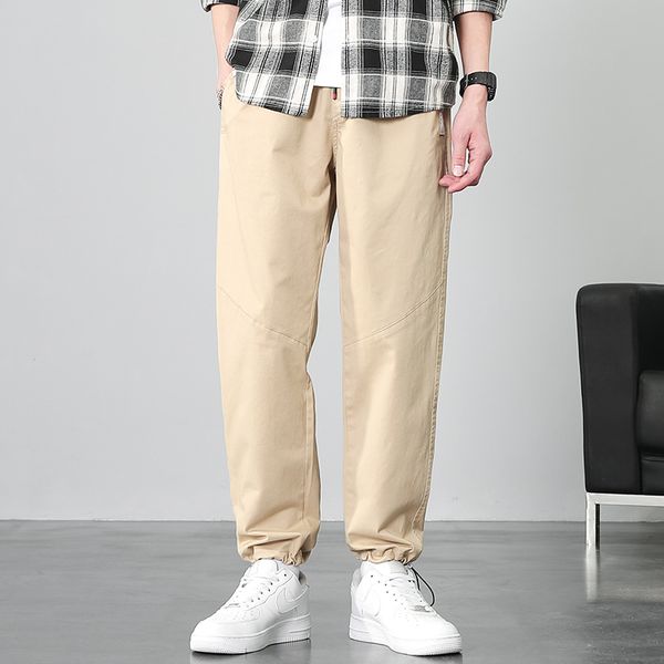 men casual cargo pants spring autumn cotton thin fashion sports pencil pants men loose fit straight harem pants ankle length men, Black
men casual cargo pants spring autumn cotton thin fashion sports pencil pants men loose fit straight harem pants ankle length men, Black