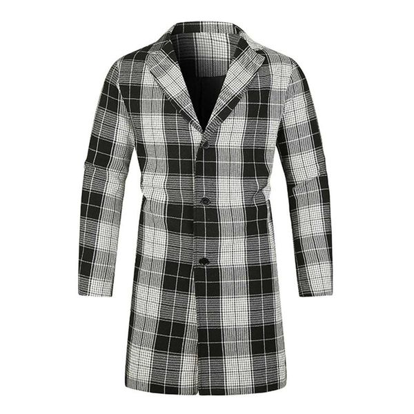 men's trench coats winter casual single breasted plaid medium long coat jacket and washable outwear jacket#30, Tan;black
men's trench coats winter casual single breasted plaid medium long coat jacket and washable outwear jacket#30, Tan;black
