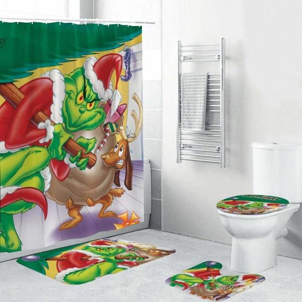 shower curtains funny christmas character waterproof curtain carpet cover toilet bath mat pad 4 piece set printed bathroom decor
shower curtains funny christmas character waterproof curtain carpet cover toilet bath mat pad 4 piece set printed bathroom decor
