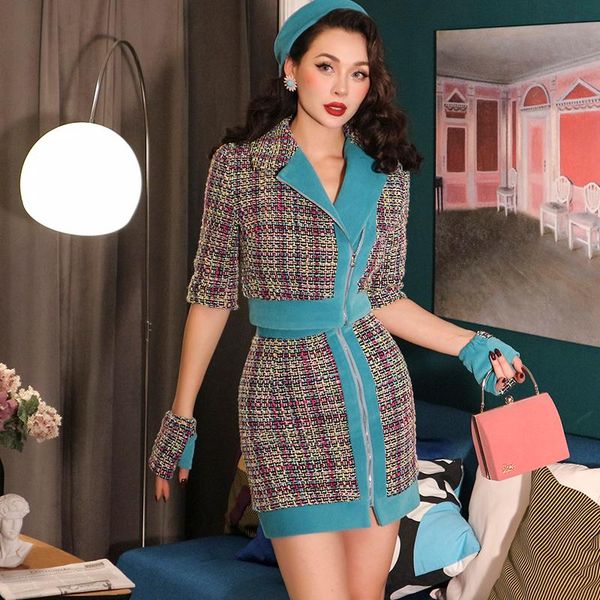 two piece dress le palais vintage 2021 original hit color locomotive short coat and skirt wool women outfits fall winter set, White
two piece dress le palais vintage 2021 original hit color locomotive short coat and skirt wool women outfits fall winter set, White