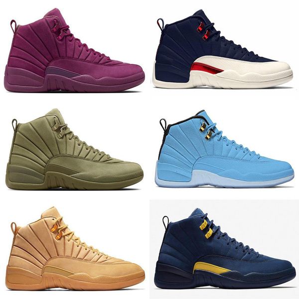 12s michigan college 12 vachetta navy tan men basketball shoes bulls unc flu game the master black white taxi sports sneakers new arrival
12s michigan college 12 vachetta navy tan men basketball shoes bulls unc flu game the master black white taxi sports sneakers new arrival