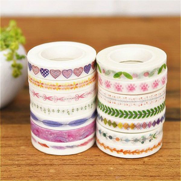 6Pieces/Lot 1PCS Delicate Washi Tape Scrapbooking DIY Label High-quality Lovely Pretty Sticker Masking Tape School Office Supply
6Pieces/Lot 1PCS Delicate Washi Tape Scrapbooking DIY Label High-quality Lovely Pretty Sticker Masking Tape School Office Supply