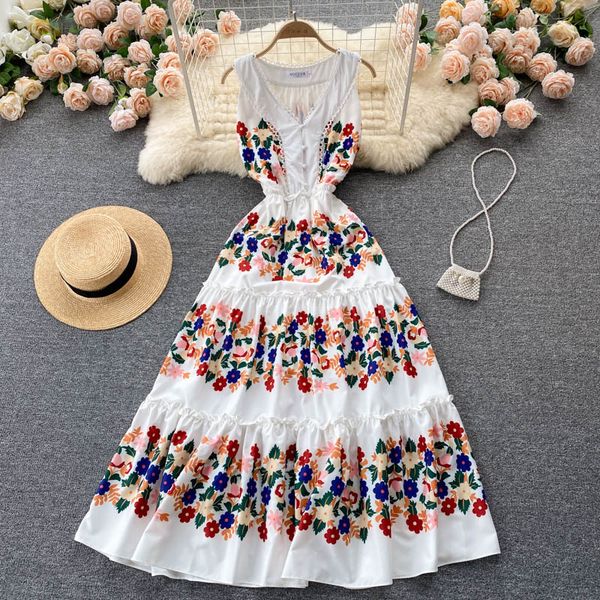 summer bohemian beach long dress for women v-neck single breasted high waist printed ruffle party maxi vestidos 2021 new, Black;gray
summer bohemian beach long dress for women v-neck single breasted high waist printed ruffle party maxi vestidos 2021 new, Black;gray